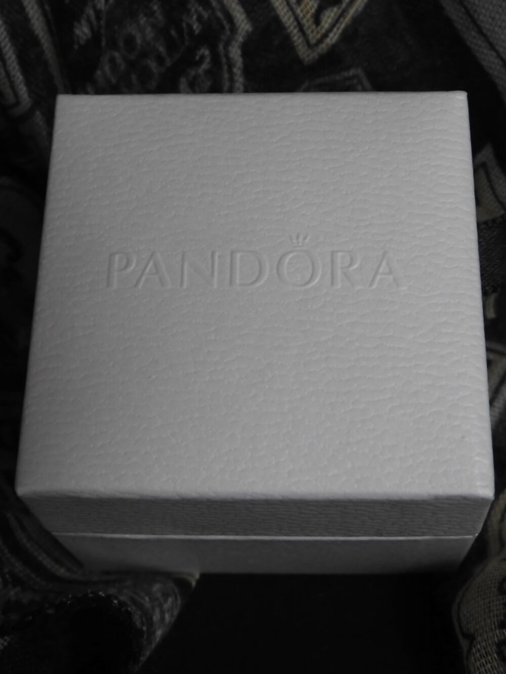 Retired Pandora Sterling Silver Crossing Paths Ring with Clear Zirconia - Picture 6 of 7